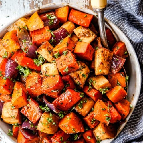 Honey Roasted Root Vegetables